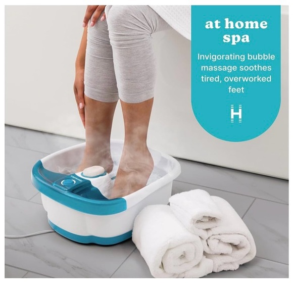 Homedics Blue and White Spa Tool for Bath Skin and Hair - Picture 5 of 5